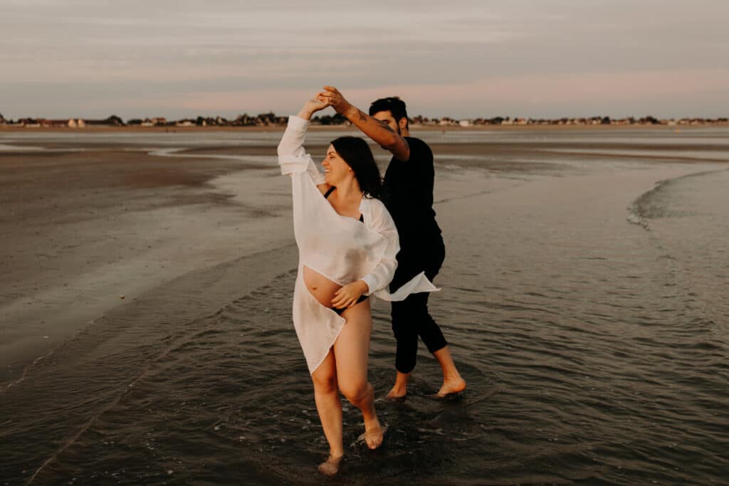 Photos de grossesse en Normandie