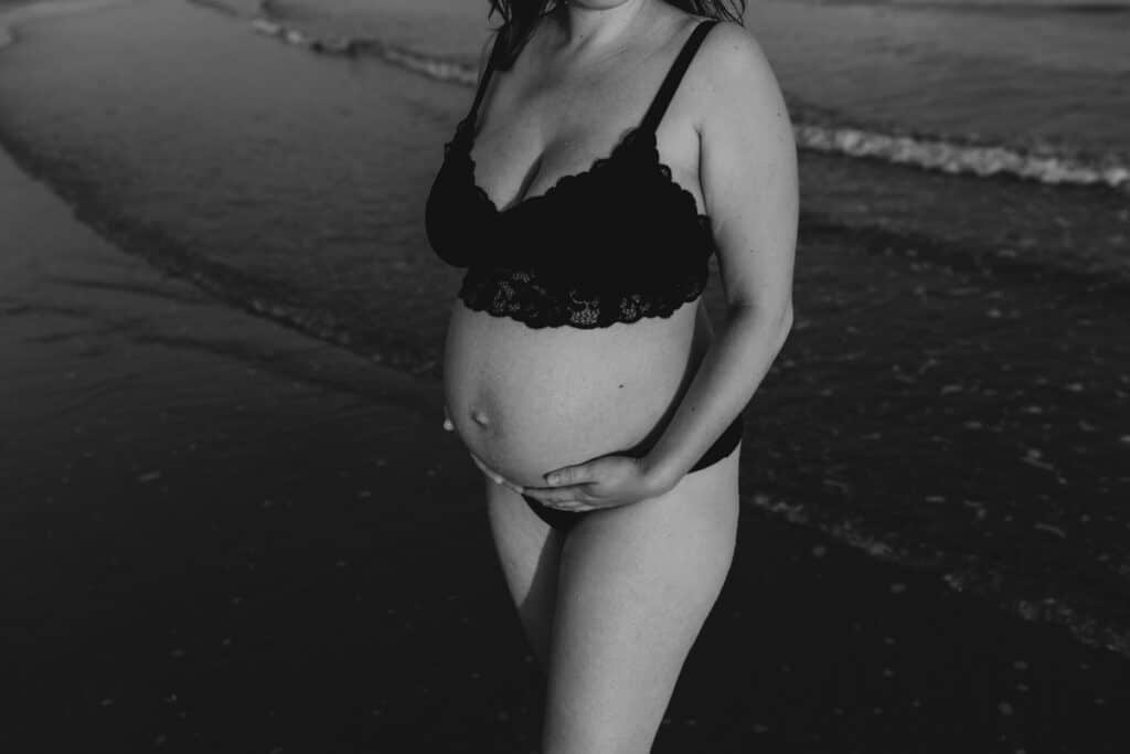 Photo sur la plage de Ouistreham