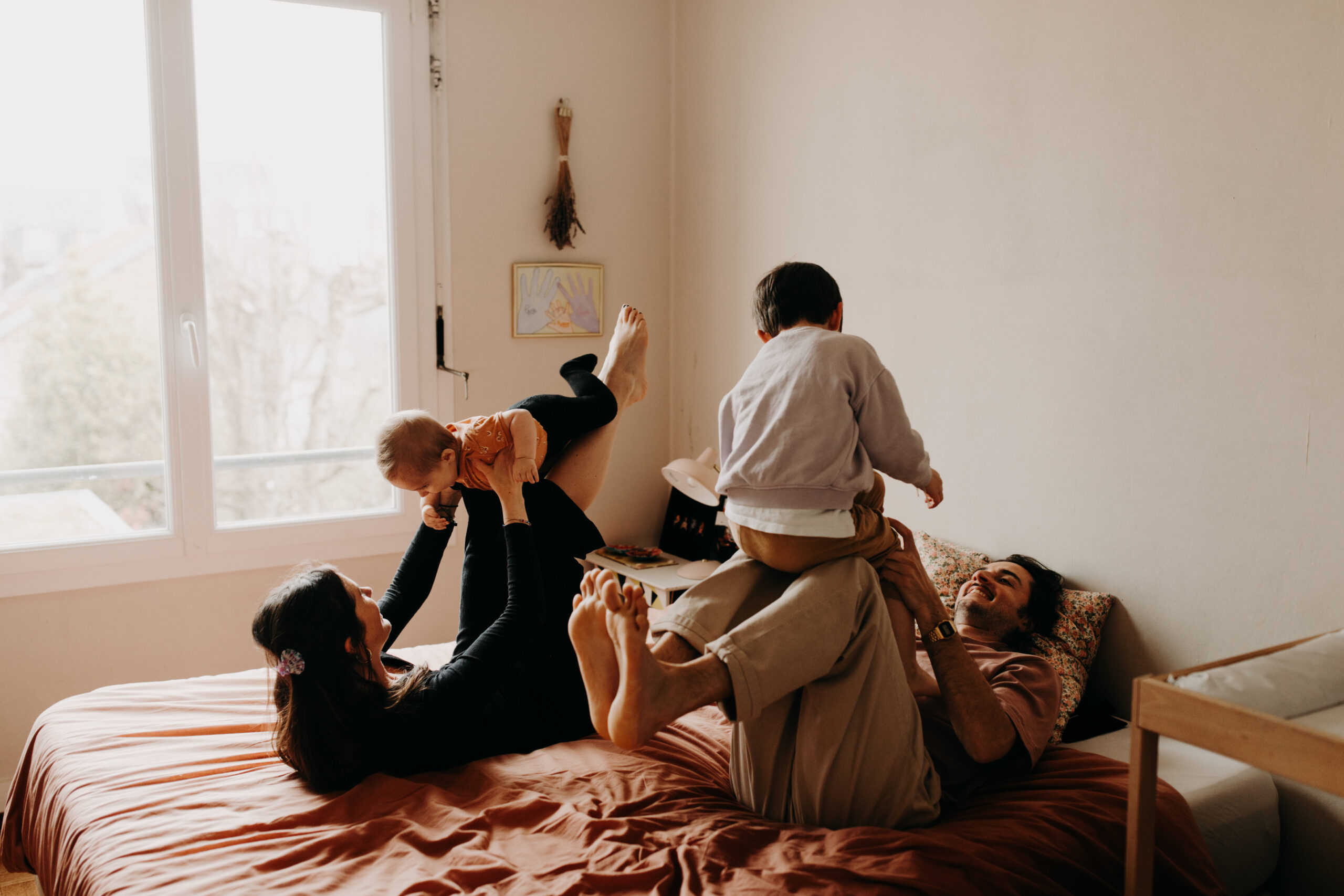 Une séance photo en famille à domicile à Rennes